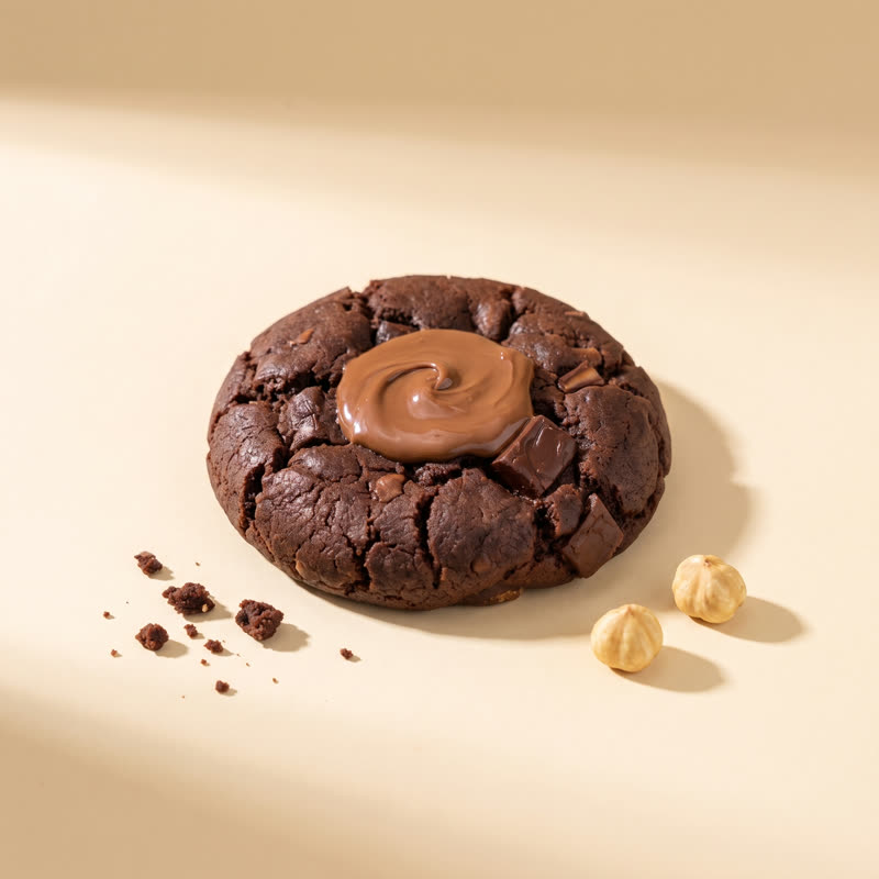 Browntella Mediana 75gr con pozo de Nutella