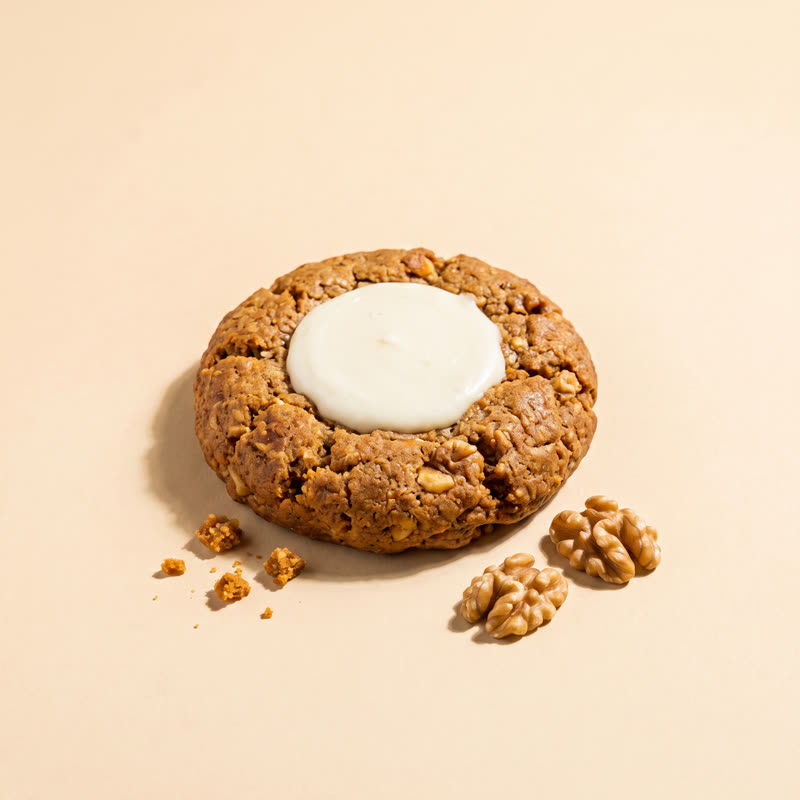 Carrotbrown Mediana con pozo de queso crema